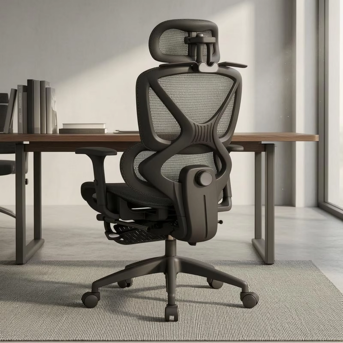 Mesh Office Chair High Back Reclining Ergonomic Work Chair with Adjustable Headrest for Executive Office Furniture